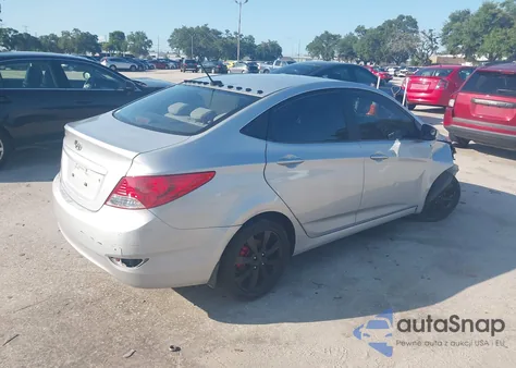 2013 Hyundai Accent Gls из США, поврежденный, VIN KMHCU4AEXDU277011